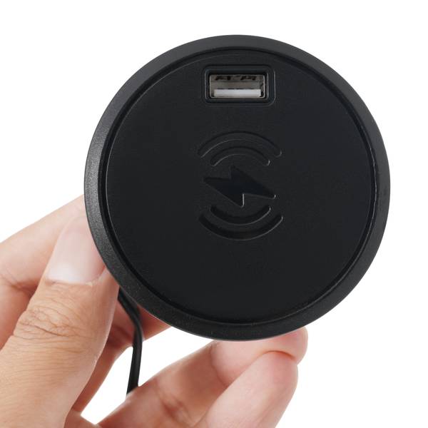 Lit rembourré WireLessLade Ⅰ Gris - Largeur de la surface de couchage : 90 cm