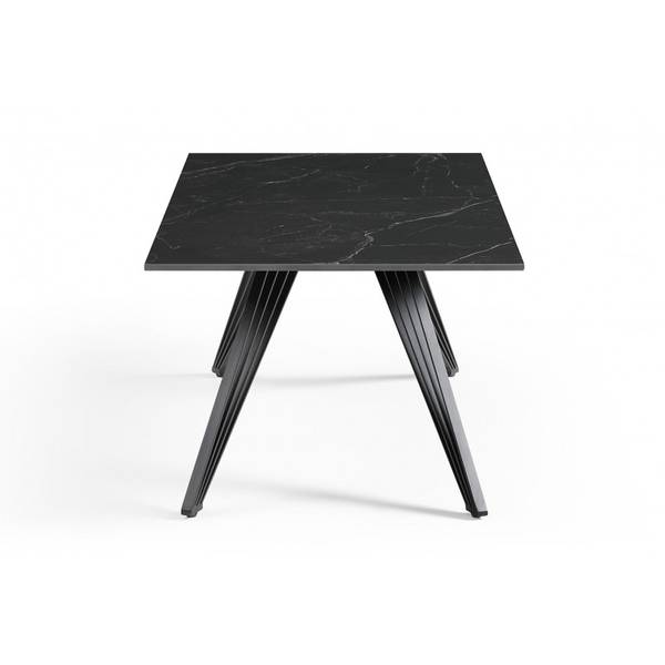 Table basse céramique INDIANA 01 Noir - Céramique - 120 x 45 x 60 cm