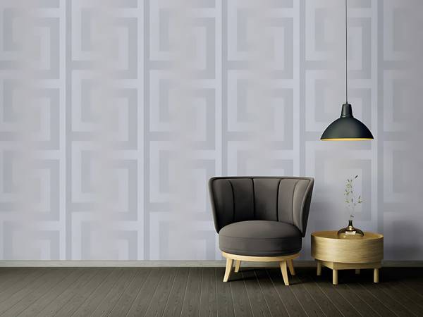 Vliestapete 935235-GU Silber - Kunststoff - 70 x 1 x 1005 cm