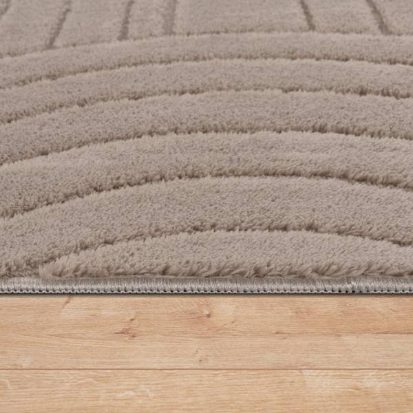 Hochflor-Teppich Tokio 471 Beige - Textil - 240 x 340 cm