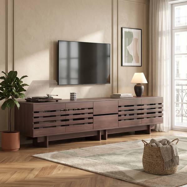 Tv-lowboard CL-RM Braun - Holzwerkstoff - 200 x 55 x 40 cm