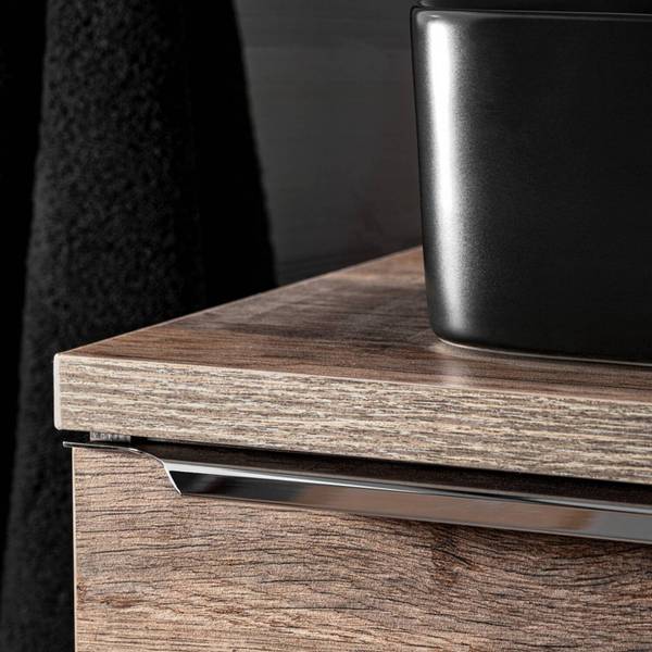 Badmöbel-Set PUEBLA-56-158 8er-Set Braun - Holzwerkstoff - 190 x 200 x 46 cm