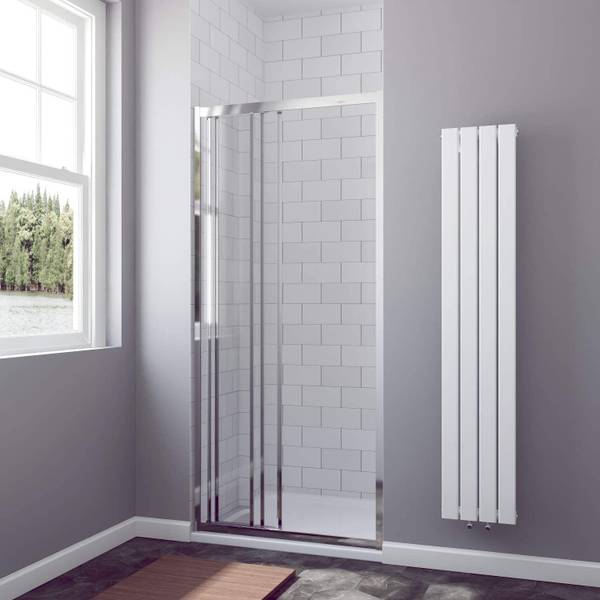 Nischentür Schiebetür 6mm Nano Duschwand Breite: 100 cm