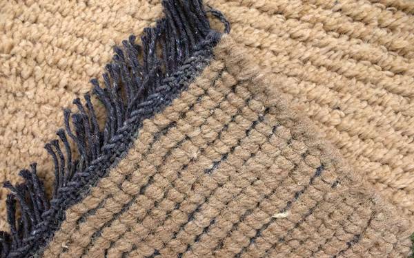 Handgeknüpft Wollteppich Braun - Wolle - 70 x 2 x 140 cm