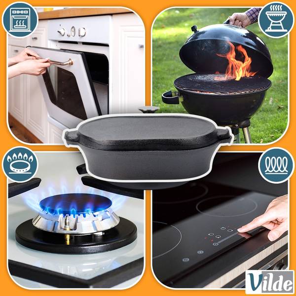 Ofenform 279053 Schwarz - Metall - 16 x 6 x 28 cm