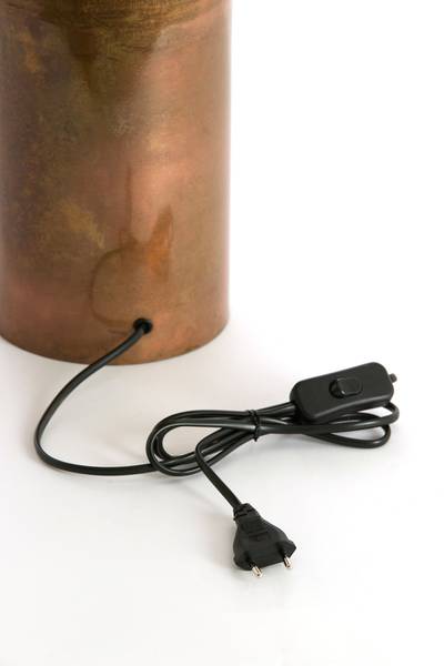 Tischlampe TOLIMA Braun - Metall - 31 x 48 x 31 cm