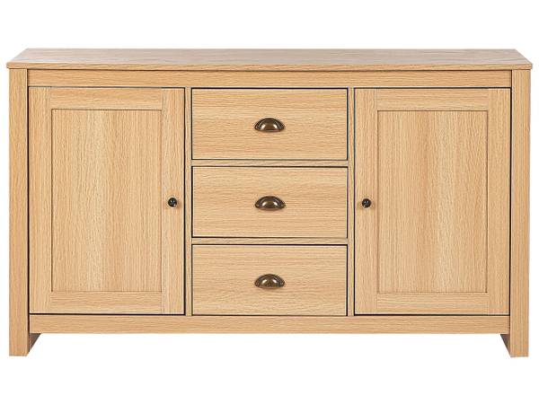 Sideboard LANSIN Braun - Holzwerkstoff - 140 x 80 x 40 cm