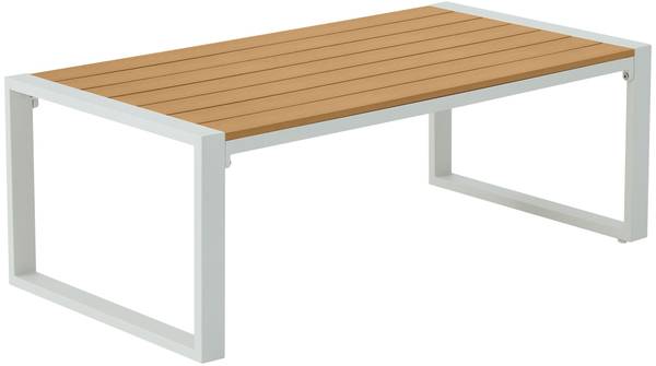 Gartensitzgruppe Rodiesa (3-teilig) Weiß - Textil - 323 x 75 x 144 cm