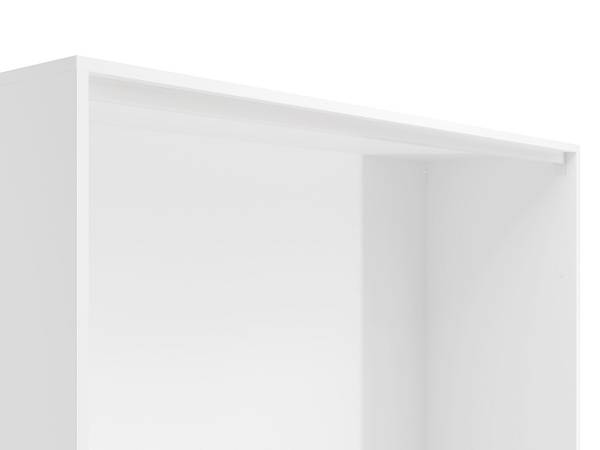 Lit escamotable BEGANIO Beige - En partie en bois massif - 239 x 225 x 159 cm