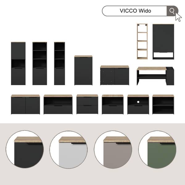 Universalschrank Wido 57439 Anthrazit