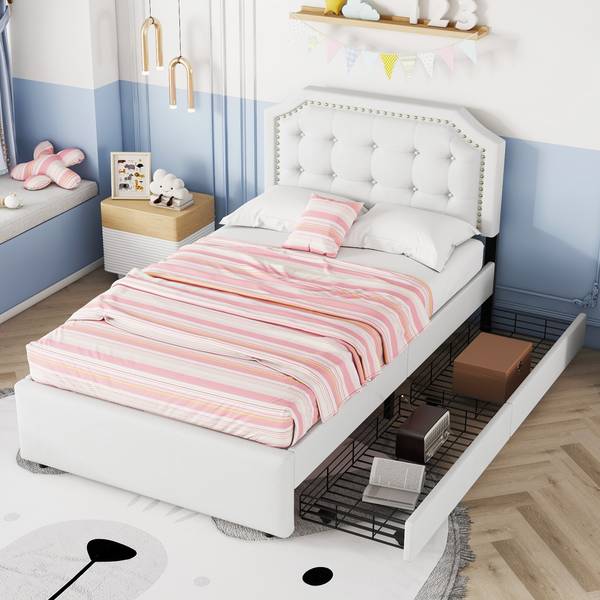 Polsterbett BB2415 Beige