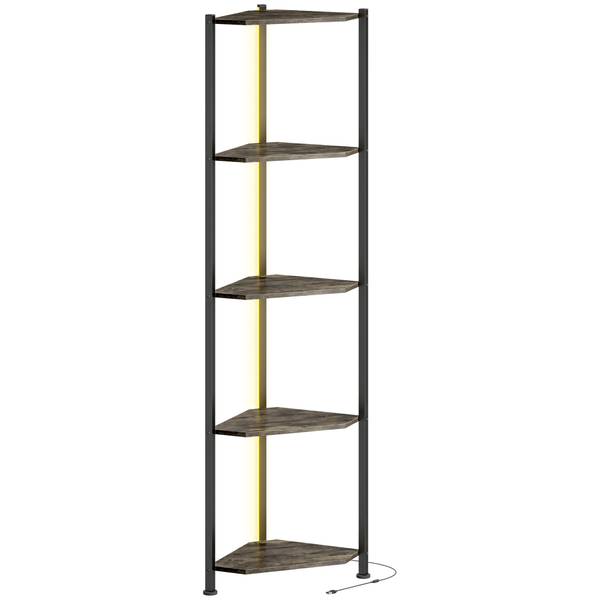 Bücherregal 836-699V90RB Braun - Holzwerkstoff - 32 x 147 x 32 cm