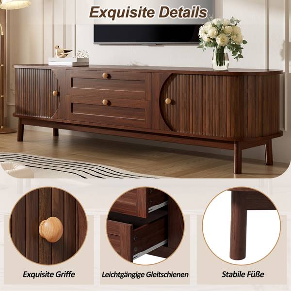 TV-Lowboards HarmoniEn Braun - Holzwerkstoff - 170 x 46 x 40 cm