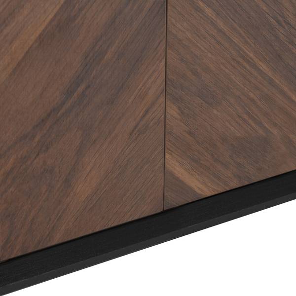 Sideboard Lelantos Ⅰ Braun - Holzwerkstoff - 140 x 80 x 40 cm