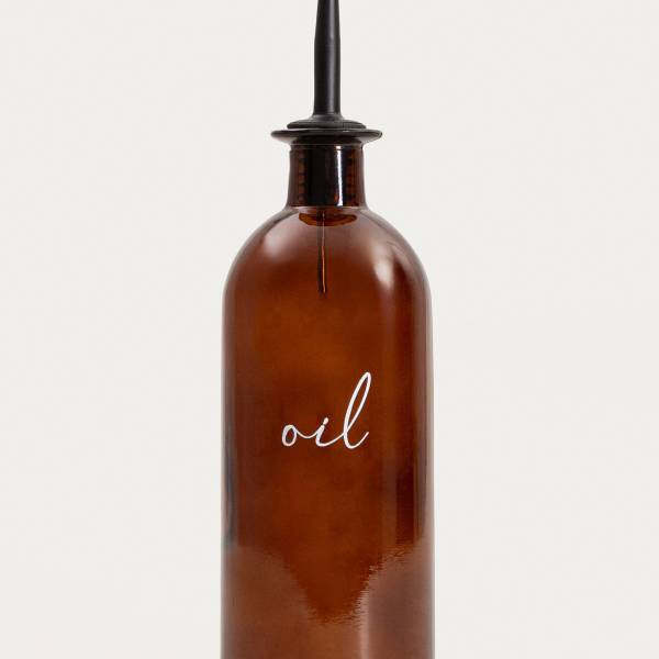 Flasche VERSARE Braun - Glas - 7 x 26 x 7 cm
