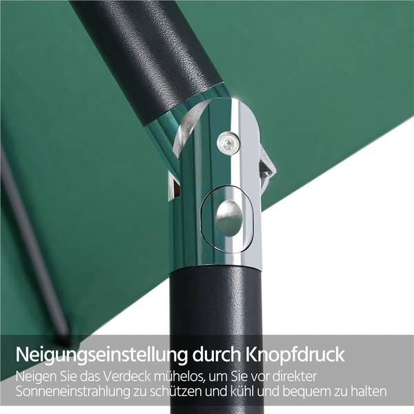 Sonnenschirm ARG77 Dunkelgrün