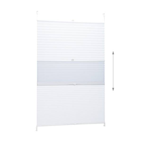 4 x Plissee Rollo weiß 90x210 cm 90 x 210 cm