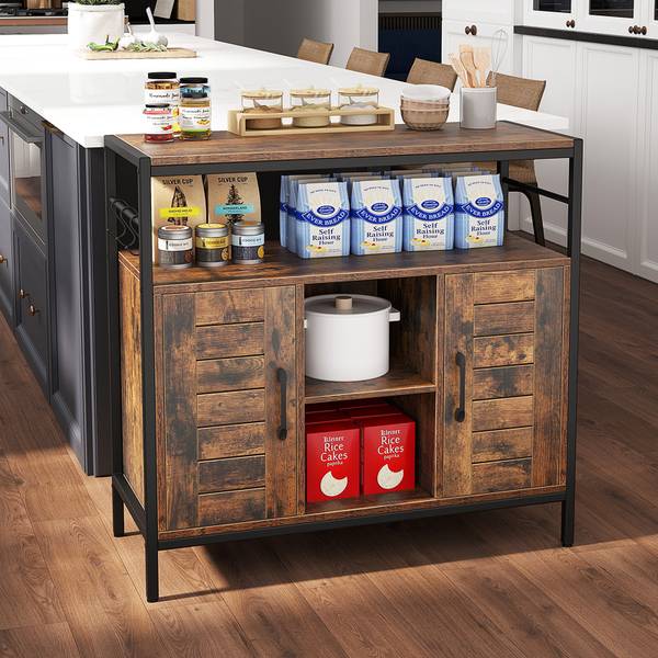 Buffetschrank VH34214ORDE Braun - Holzwerkstoff - 84 x 80 x 35 cm