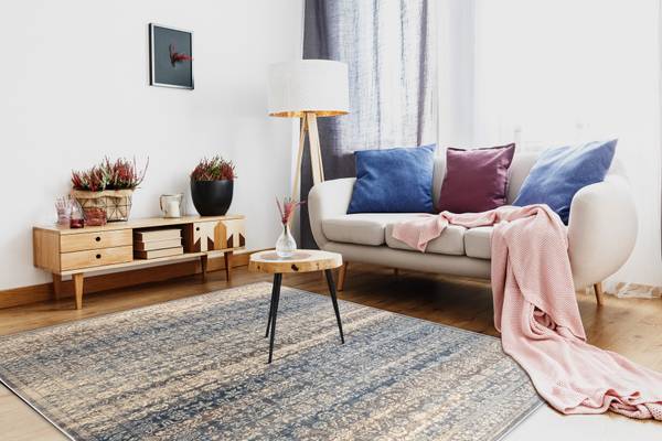 Teppich Wolle Nain Ornament Vintage Beige - Wolle - 80 x 1 x 150 cm