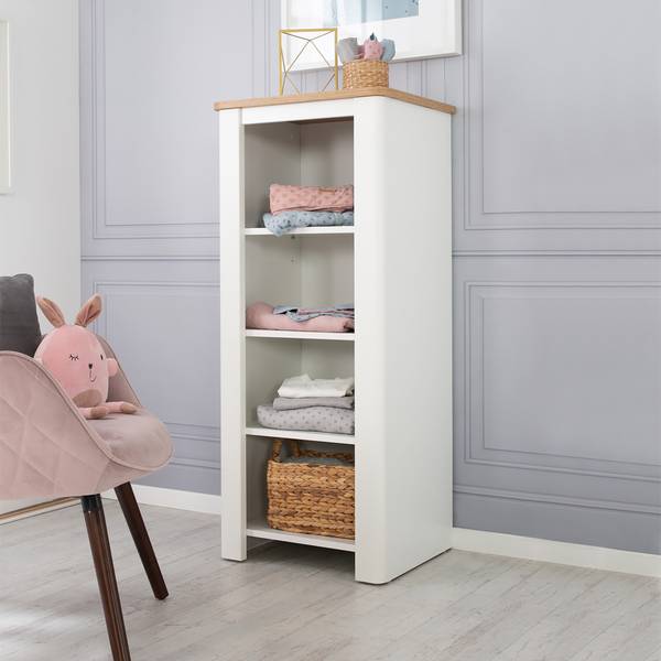 Standregal Ava Weiß - Holzwerkstoff - 49 x 116 x 44 cm