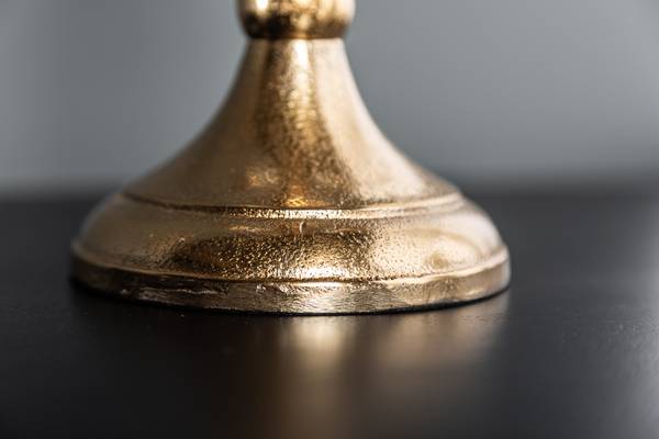Kerzenständer MODERN BAROCK Gold - Aluminium - 40 x 40 x 40 cm