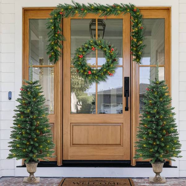 Weihnachtsbaum 3030853 (2er Set) Grün - Vinyl - 65 x 120 x 65 cm