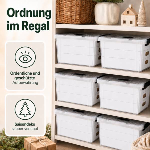 Weihnachtskugel Aufbewahrungsbox Fassungsvermögen: 64.64 L