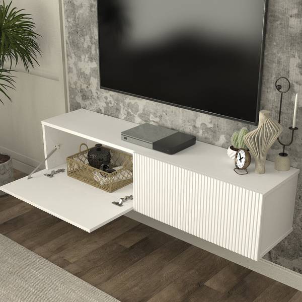 TV-Lowboard Verpsboga Weiß