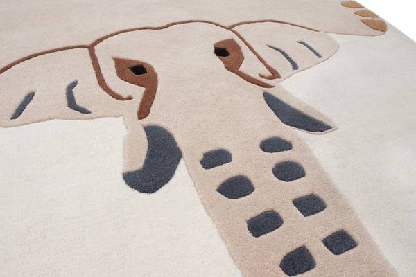 Kurzflorteppich Elephant 140 x 200 cm
