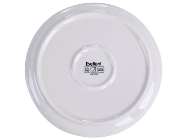 Tafelservice AMCHUR 24-tlg Blau - Weiß - Porzellan - 26 x 26 cm