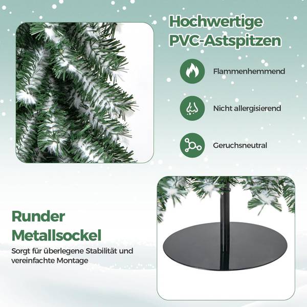 Weihnachtsbaum OY46968PQDE(3er Set) Grün - Kunststoff - 55 x 180 x 55 cm