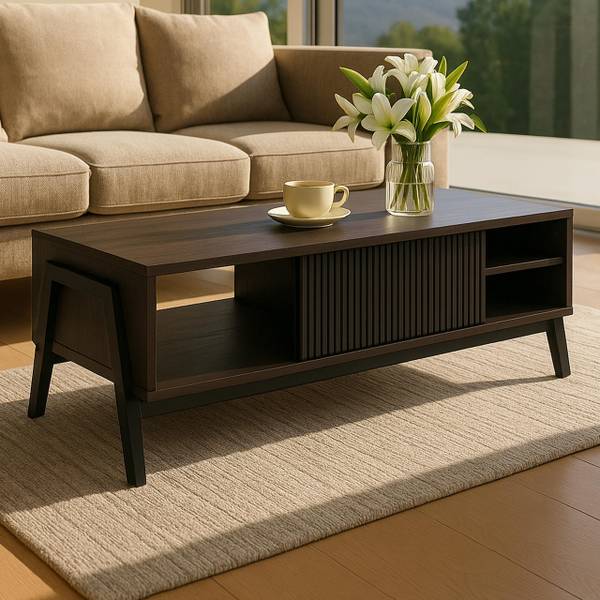 Couchtisch O40 Braun