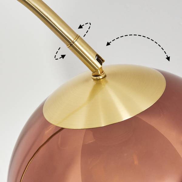 Stehlampe Cesaro Metall - 25 x 140 x 52 cm