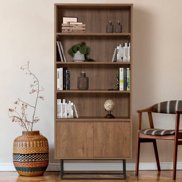 Regal REA Braun - Holzwerkstoff - 36 x 182 x 80 cm