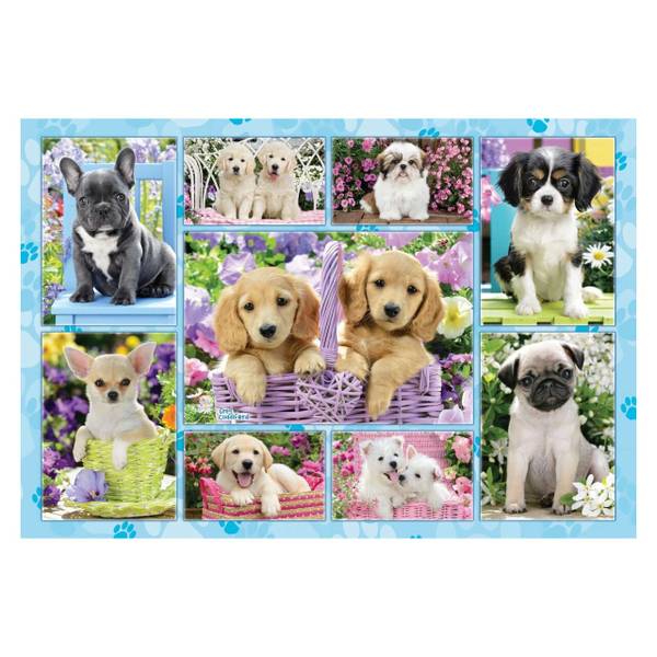 EuroGraphics Welpen Puzzle 1000 Teile – 68 X 49 Cm, Mit Smart-Cut-Technologie, Made In Germany