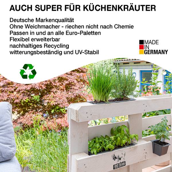 Blumenkasten 1763213 4er Set Anzahl Teile im Set: 4