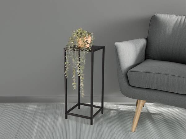 Beistelltisch Veronika Schwarz - Metall - 25 x 60 x 25 cm