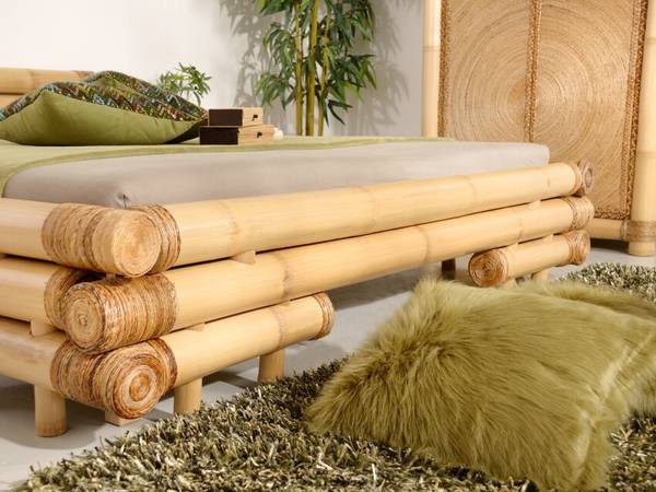 Bambusbett MEIJI Liegefläche Breite: 180 cm