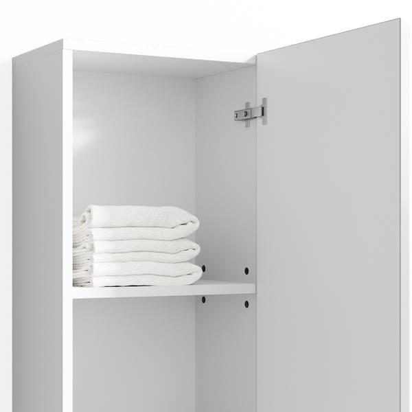 Badschrank Fredd 30379 Hochglanz Weiß