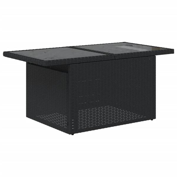 Garten-Lounge-Set 3037499-1 (6-teilig) Schwarz