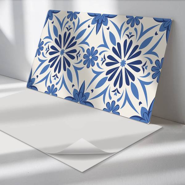 Fliesen Blumen Akzent 10er Set 40 x 20 cm
