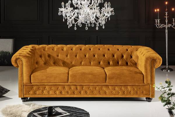 Sofa CHESTERFIELD Gelb