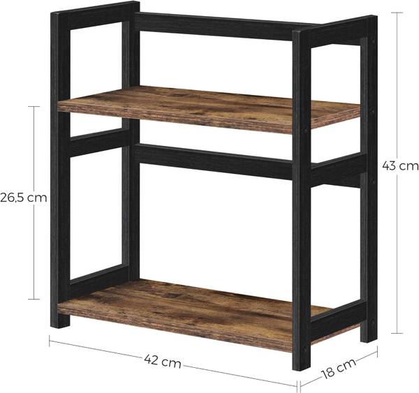 Étagère à épices 100478 Marron - Bois composite - 18 x 43 x 42 cm