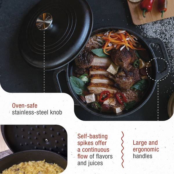 Dutch Oven VIC-32296 25 x 9 x 25 cm