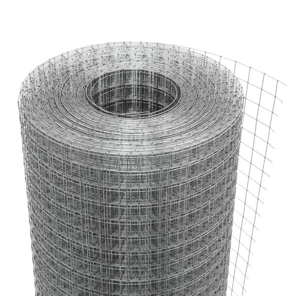 Volierendraht Silber, Stahl 1,05mm, 10m Grau - Tiefe: 1000 cm