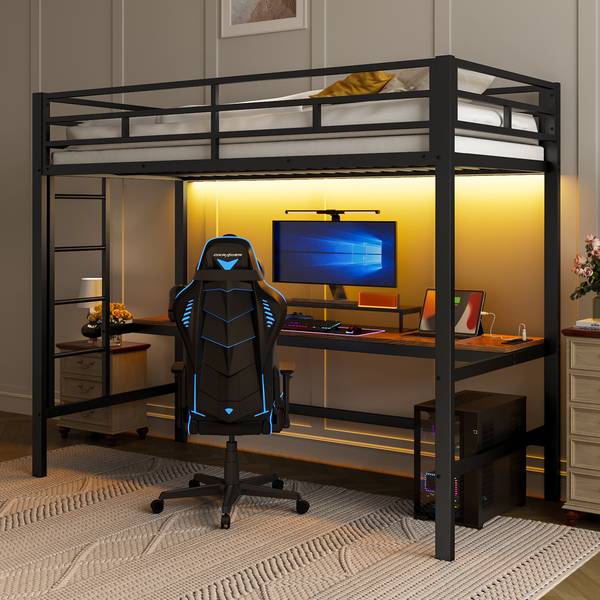 Hochbett EveMetalBuch Ⅰ Schwarz