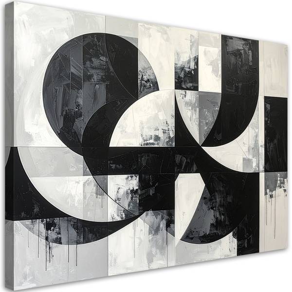 Wandbild Kreis 100 x 70 cm