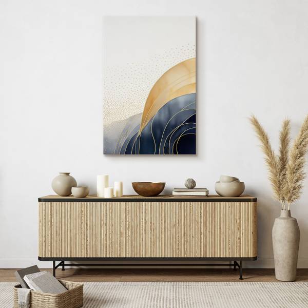 Leinwandbild ABSTRAKTION Ornamente Boho 40 x 50 x 50 cm