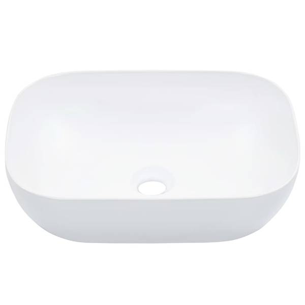 Becken 296985 Weiß - Keramik - 32 x 13 x 45 cm