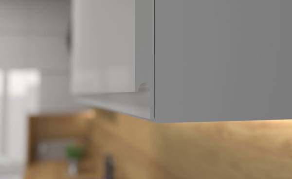 Küchenzeile TREVISO R3 Braun - Weiß - Holzwerkstoff - 490 x 207 x 60 cm